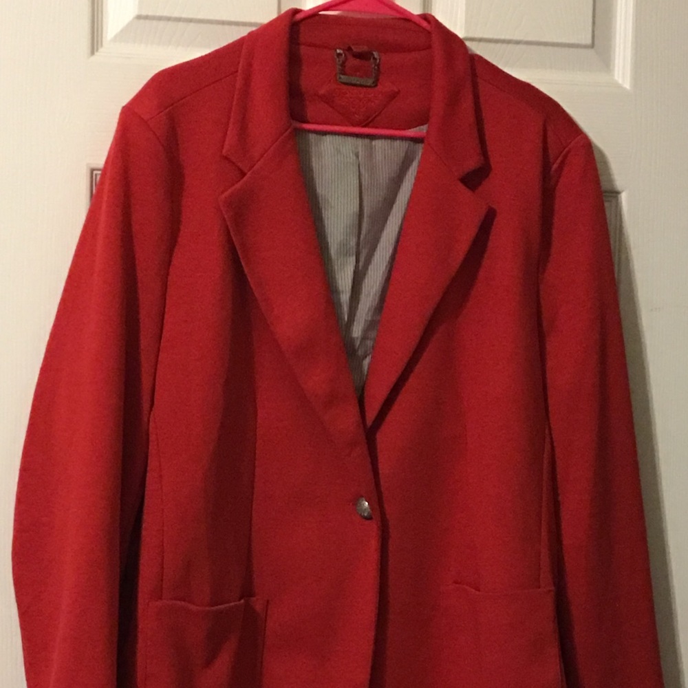 Knit blazer